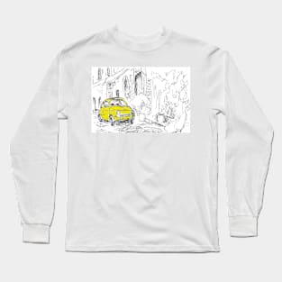 Italian vintage car - trasparent background Long Sleeve T-Shirt